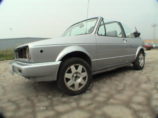 Silver Convertible VW Restoration