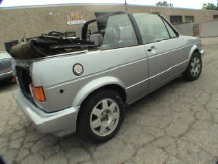 Silver Convertible VW Restoration