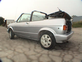 Silver Convertible VW Restoration