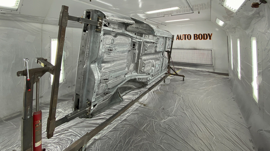 Prepping the 1972 Nova undercarriage